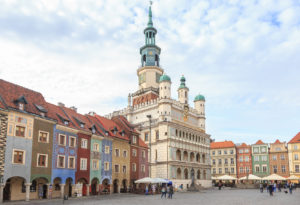 Town Hall and Tenement houses on Market Square in Pozna